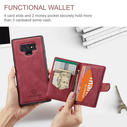 Magnetic Detachable Card Holder Galaxy Note9 Case Leather Flip