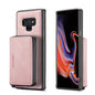 Magnetic Removable Zipper Wallet Galaxy Note9+ Case Leather Back