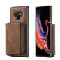 Magnetic Removable Zipper Wallet Galaxy Note9+ Case Leather Back