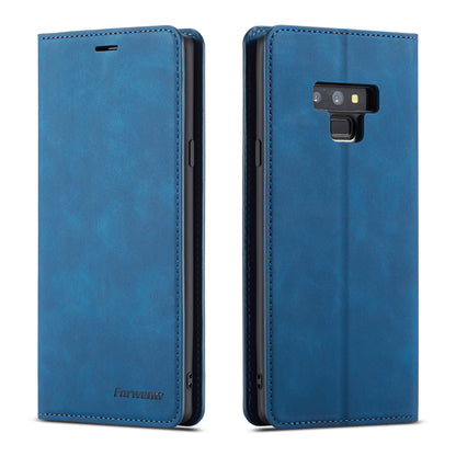 Illusion Slim Retro Leather Galaxy Note9 Case Magnetic