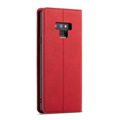 Illusion Slim Retro Leather Galaxy Note9 Case Magnetic