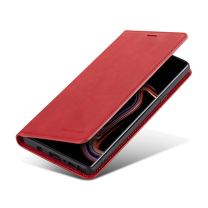 Illusion Slim Retro Leather Galaxy Note9 Case Magnetic