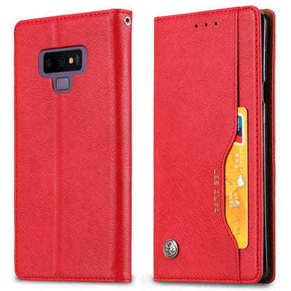 Classical Knead Leather Galaxy Note9 Case with Notes Pocket