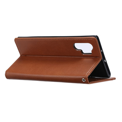 Classical Knead Leather Galaxy Note10+ Case with Notes Pocket