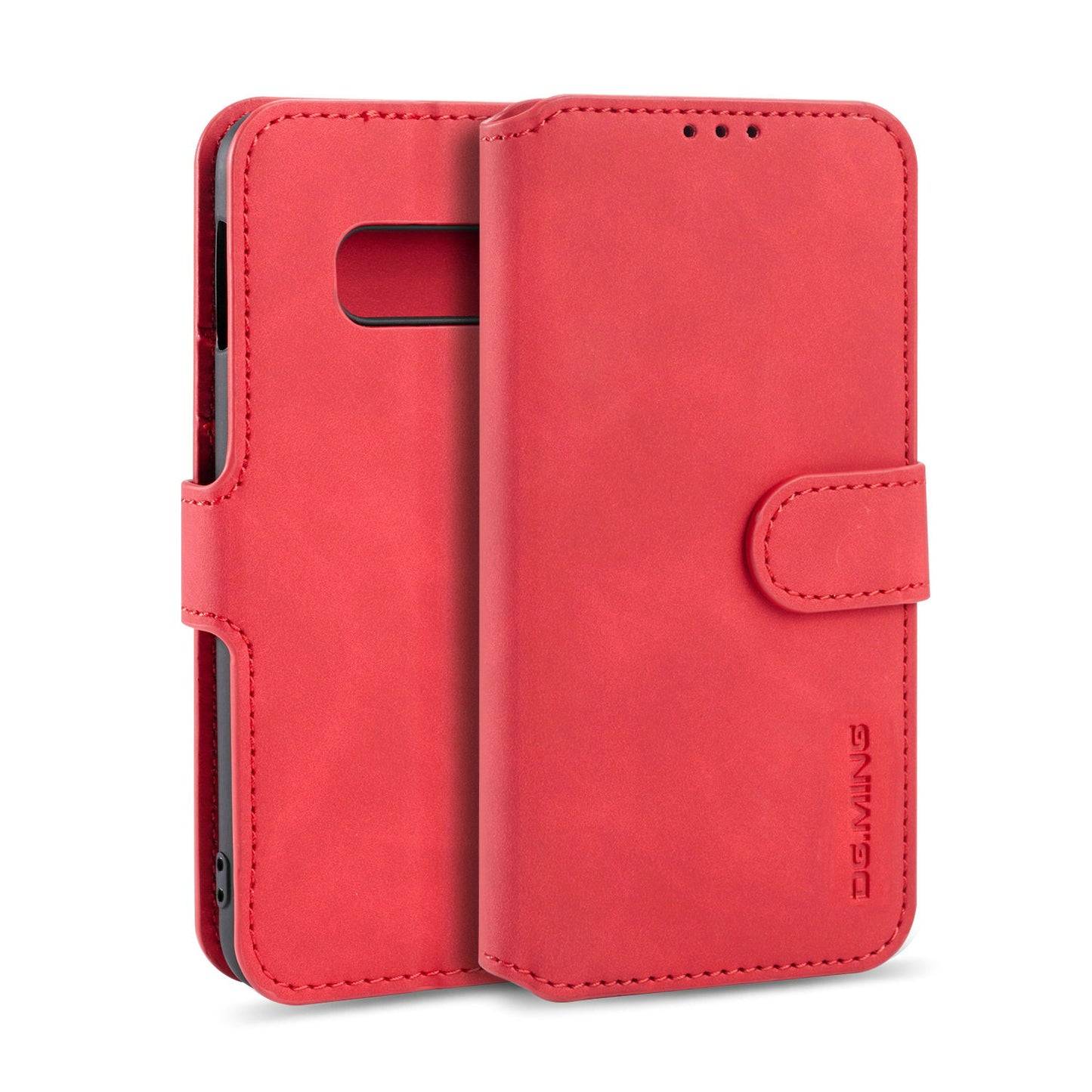 Retro Leather Edge Galaxy S10e Case with Hand Strap