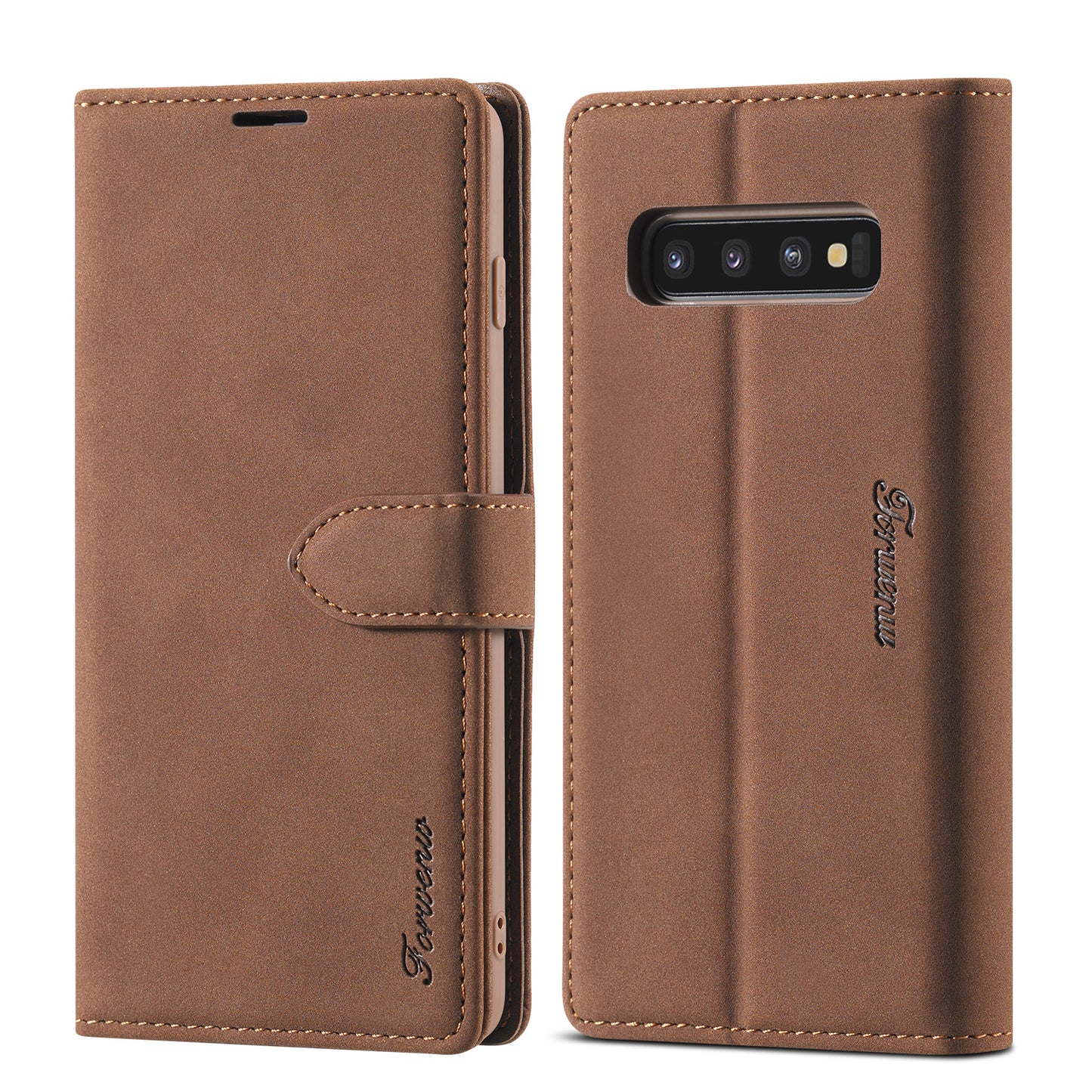 Gentry Slim Wallet Stand Galaxy S10 Case Buckle