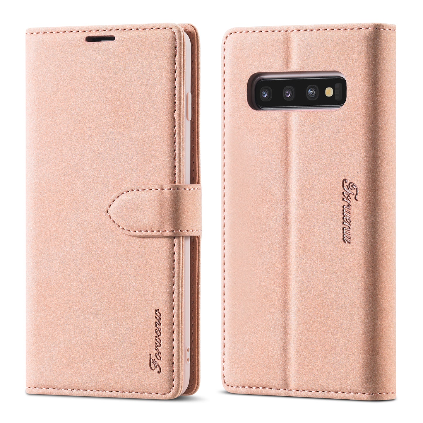 Gentry Slim Wallet Stand Galaxy S10 Case Buckle