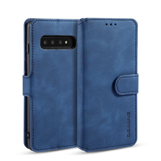 Retro Leather Edge Galaxy S10 Case with Hand Strap