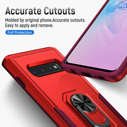 Pioneer Galaxy S10 Case Rotating Ring Stand