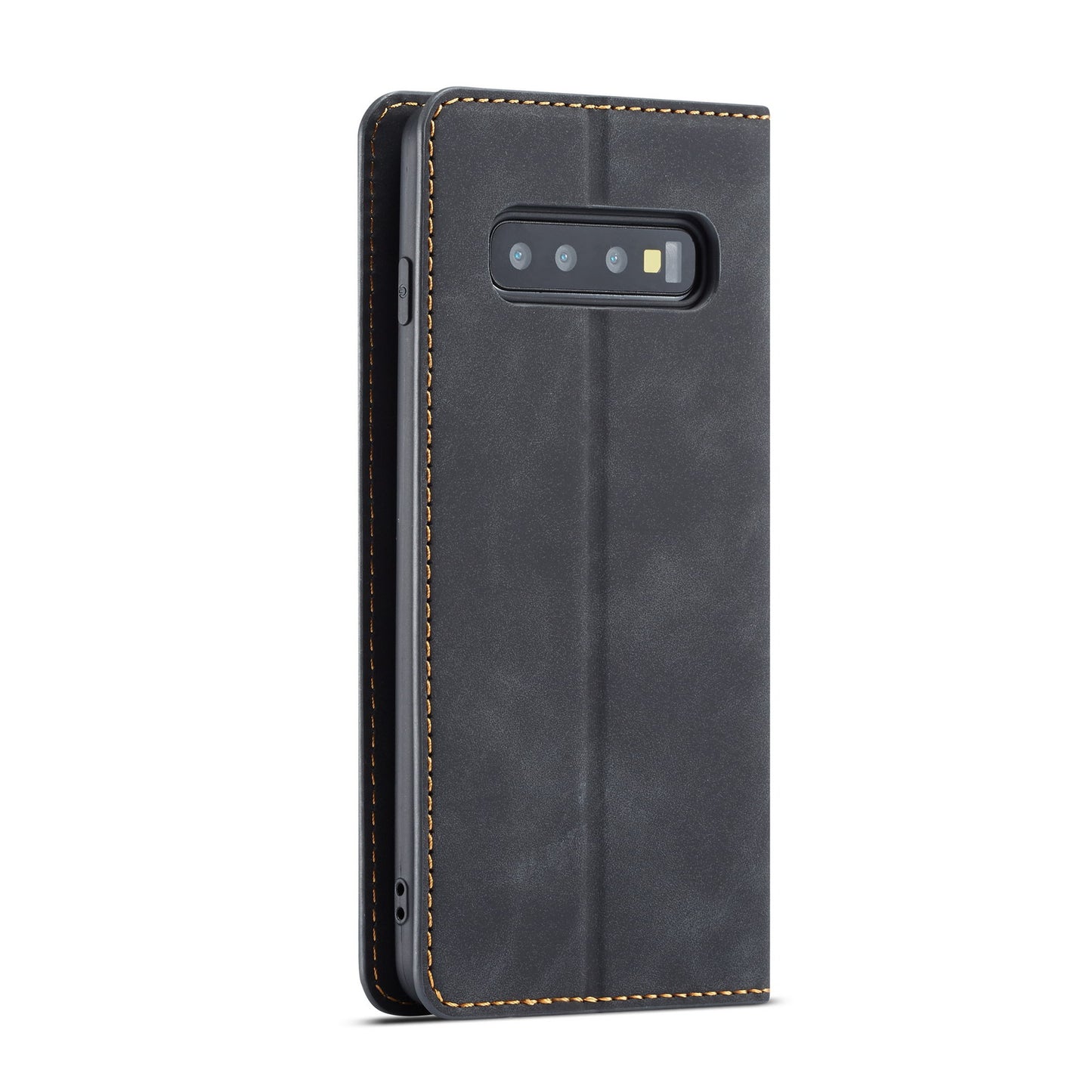 Illusion Slim Retro Leather Galaxy S10 Case Magnetic