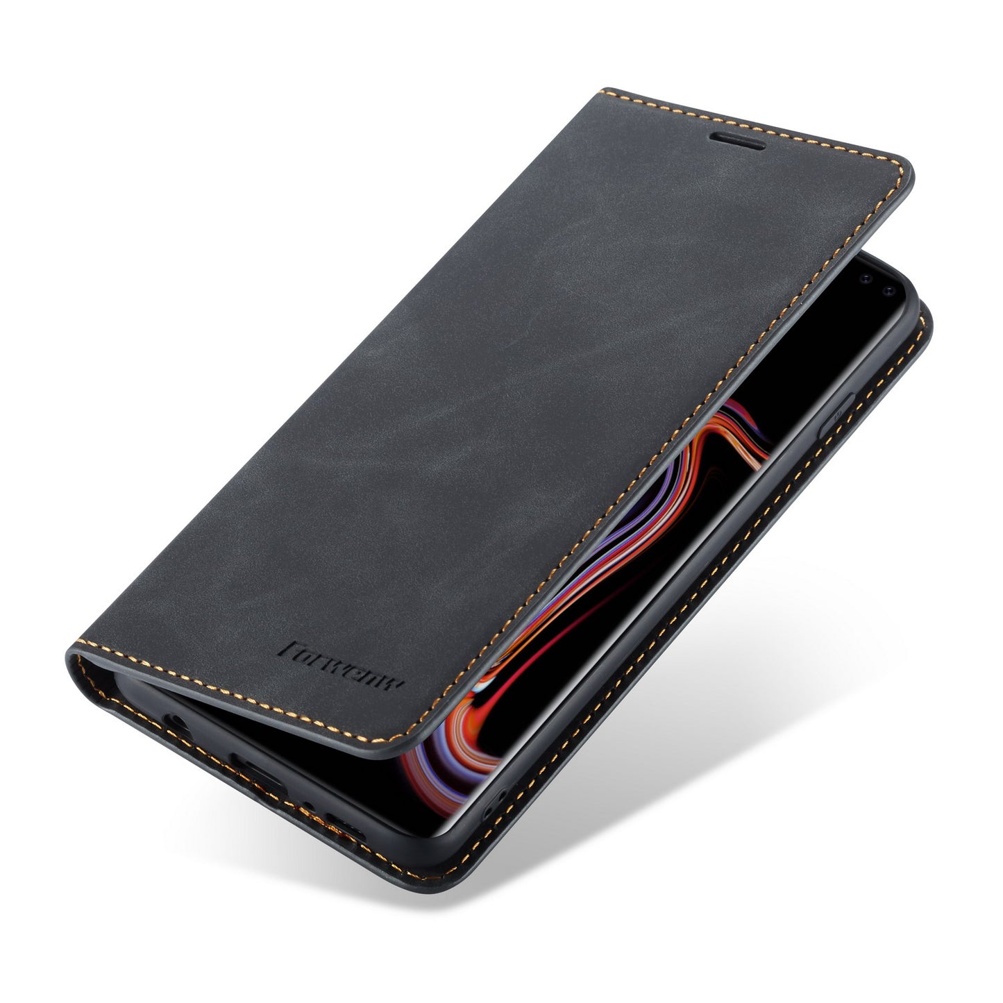 Illusion Slim Retro Leather Galaxy S10 Case Magnetic