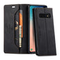 Luxury Retro Leather Galaxy S10e Case Magnetic Buckle RFID