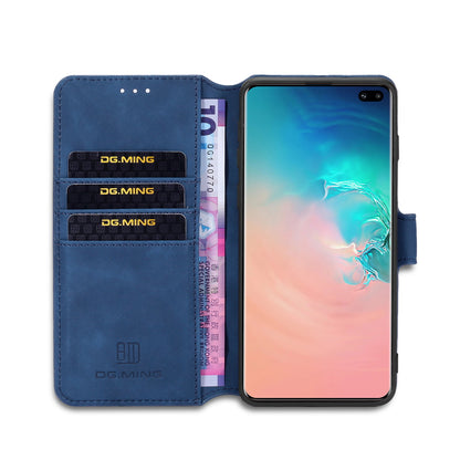 Retro Leather Edge Galaxy S10+ Case with Hand Strap