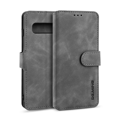 Retro Leather Edge Galaxy S10+ Case with Hand Strap