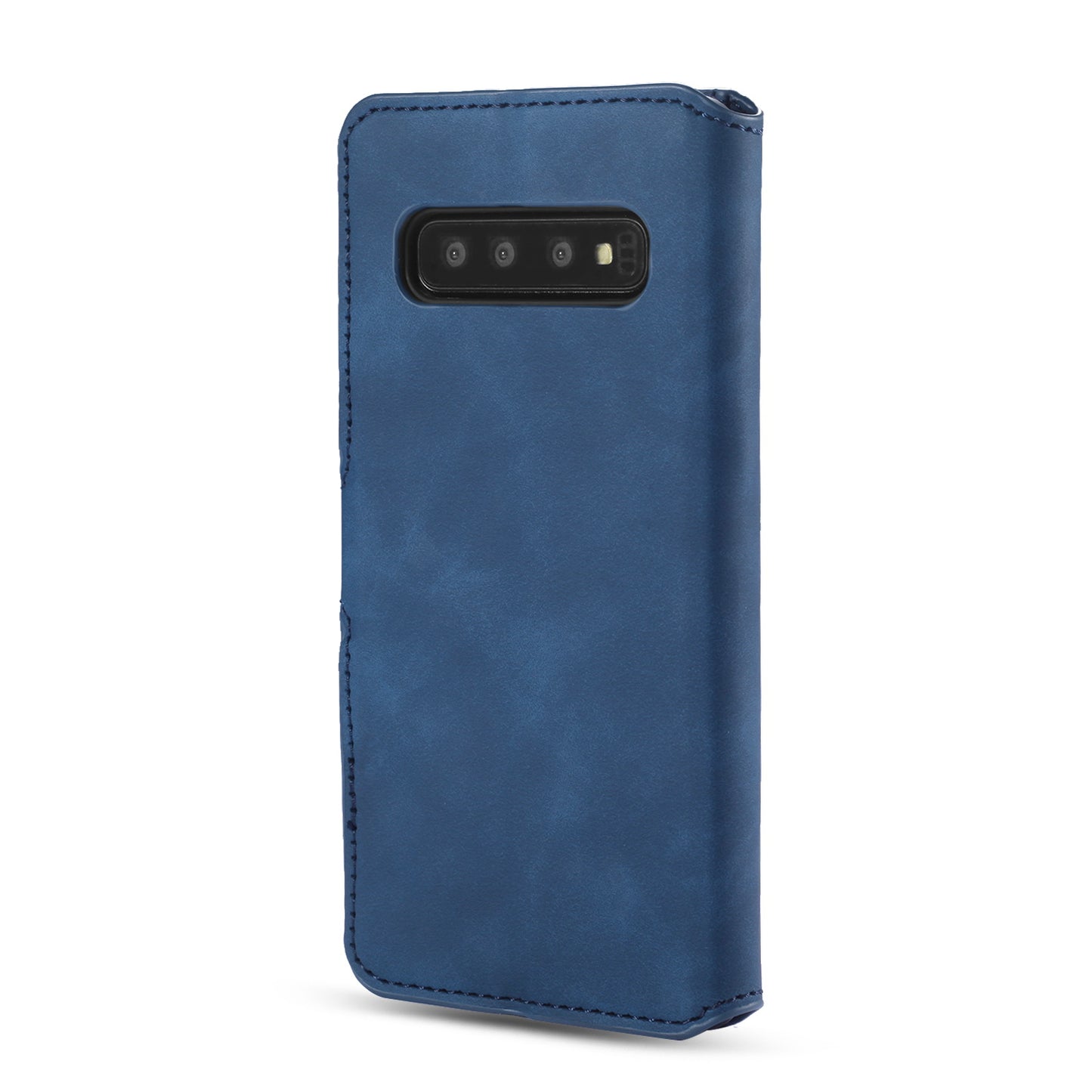 Retro Leather Edge Galaxy S10+ Case with Hand Strap