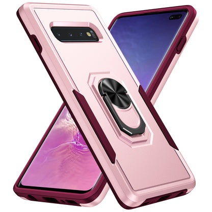 Pioneer Galaxy S10+ Case Rotating Ring Stand