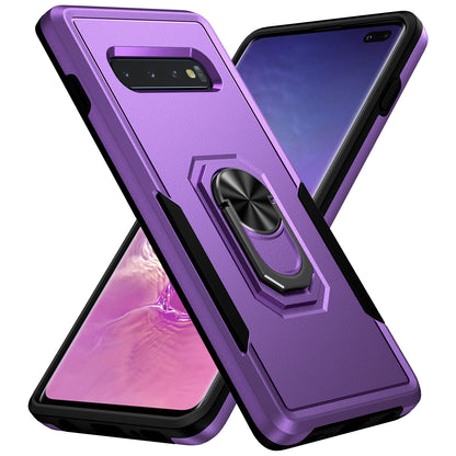 Pioneer Galaxy S10+ Case Rotating Ring Stand