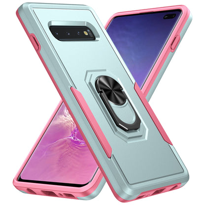 Pioneer Galaxy S10+ Case Rotating Ring Stand