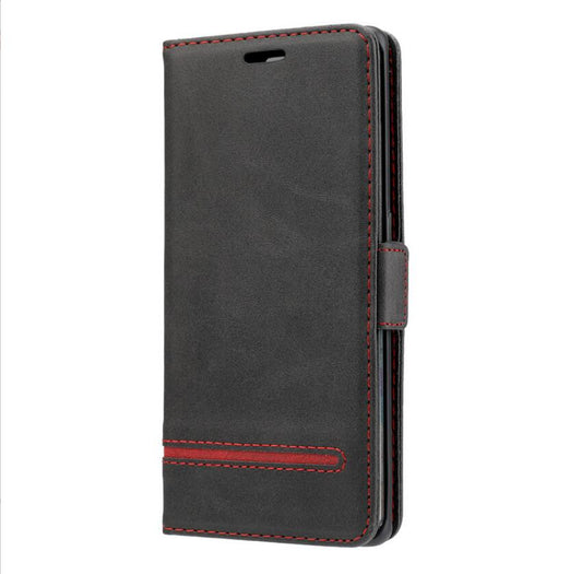 Line Wallet Leather Galaxy S10+ Case Bukle