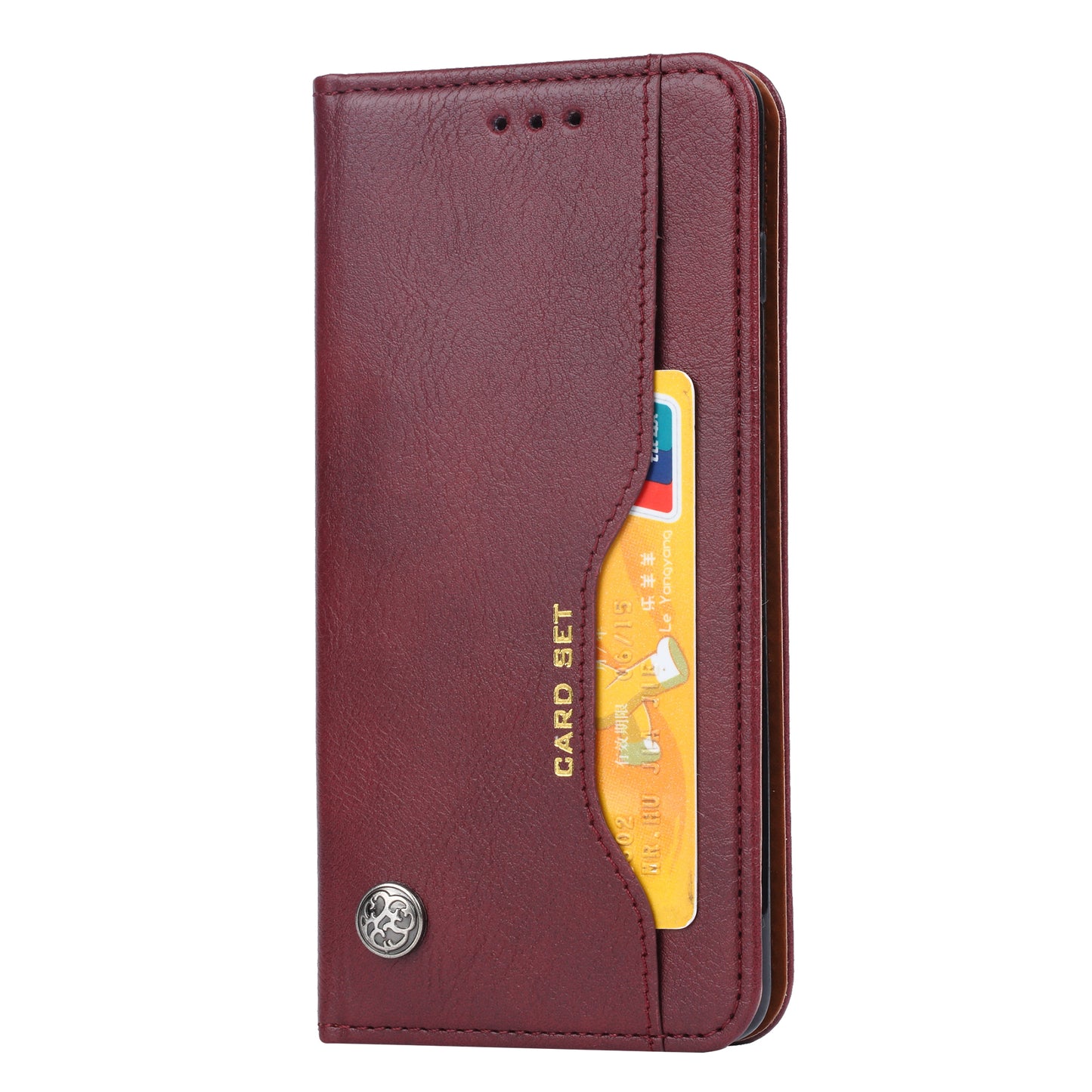 Classical Knead Leather Galaxy S10e Case with Notes Pocket