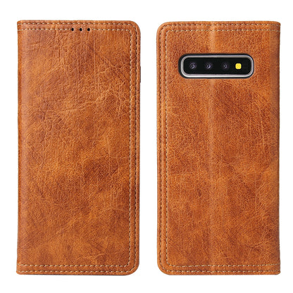 Tree Artificial Leather Galaxy S10+ Case Wallet Stand