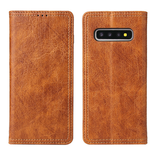 Tree Artificial Leather Galaxy S10 Case Wallet Stand