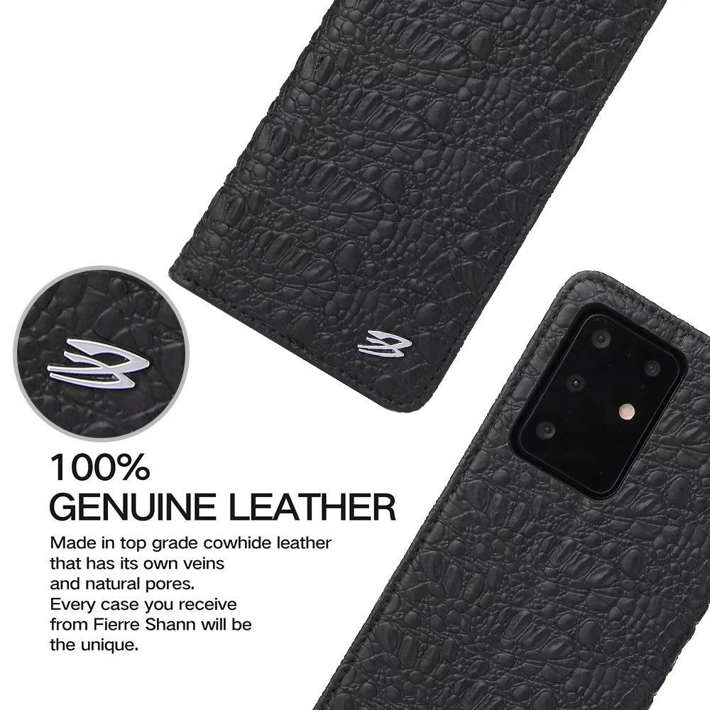 Deluxe Real Crocodile leather Galaxy S20 Ultra Case Wallet