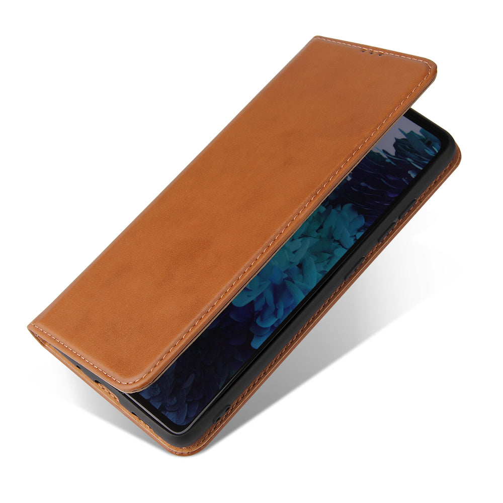 PU Leather Galaxy S20 FE Case Wallet Stand Texture Deluxe