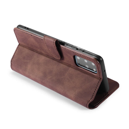 Retro Leather Edge Galaxy S20 Case with Hand Strap