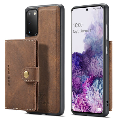 Magnetic Detachable Card Holder Galaxy S20 Case Leather Flip