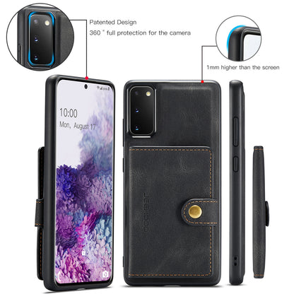 Magnetic Detachable Card Holder Galaxy S20 Case Leather Flip