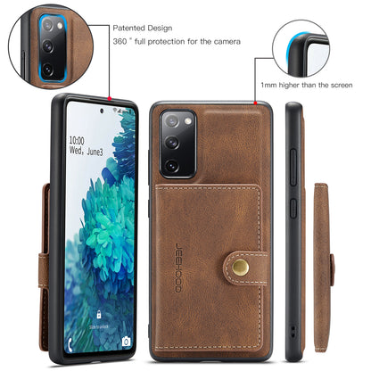 Magnetic Detachable Card Holder Galaxy S20 FE Case Leather Flip