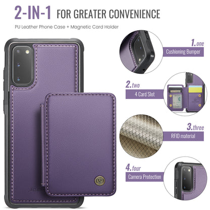 Magnetic Card Holder Galaxy S20 Case Detachable RFID Blocking