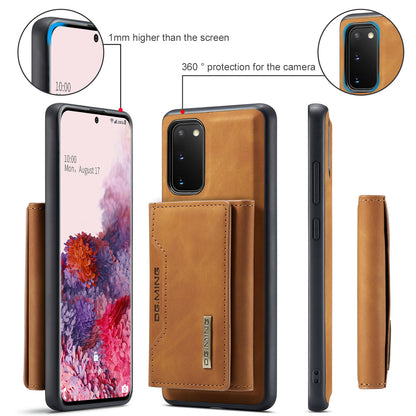 Retro Detachable Fold Card Holder Galaxy S20 Case Magnetic Clip