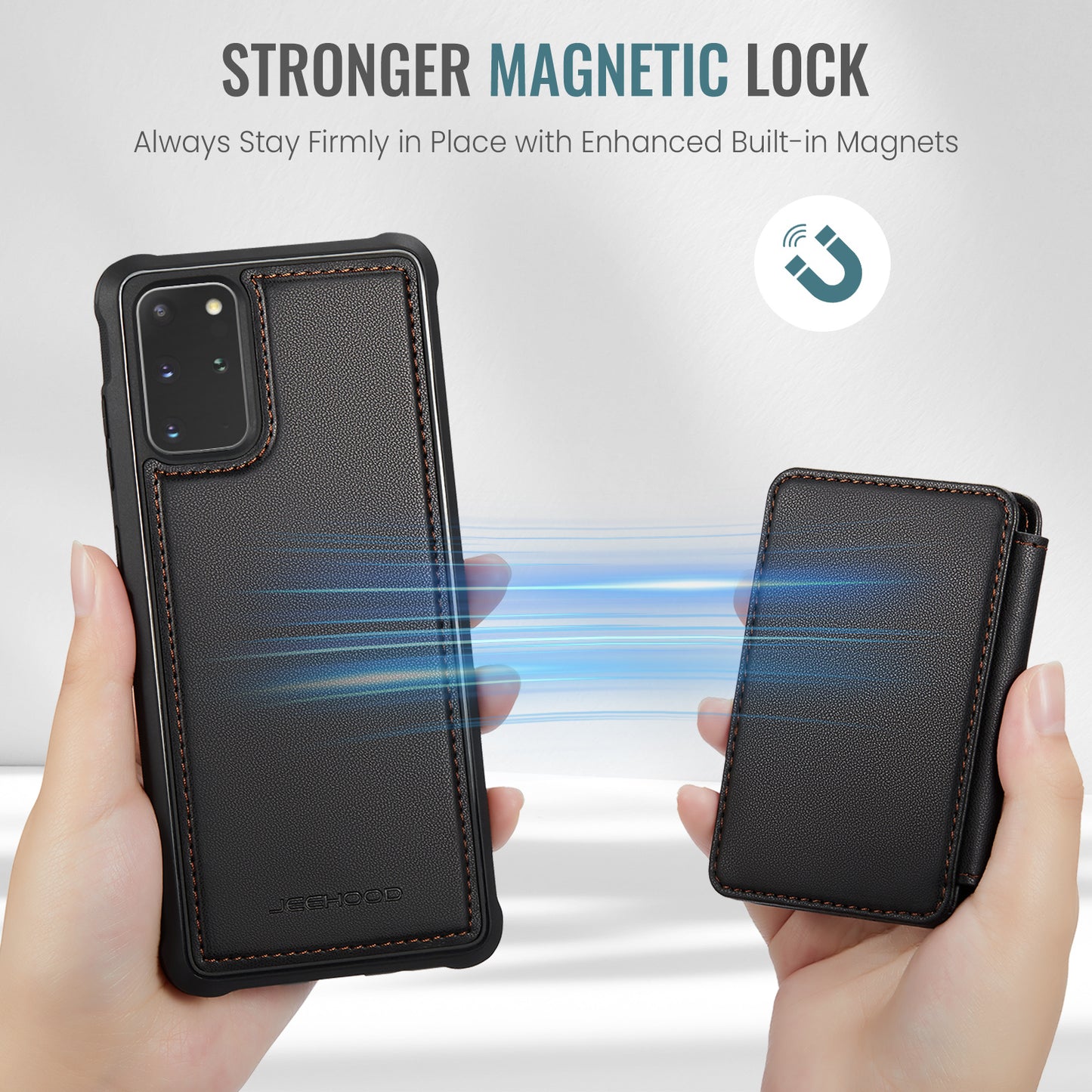 Magnetic Card Holder Galaxy S20 FE Case Detachable RFID Blocking