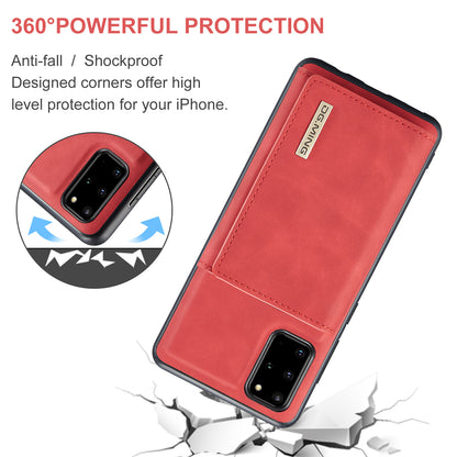 Retro Detachable Fold Wallet Galaxy S20+ Case Magnetic Clip