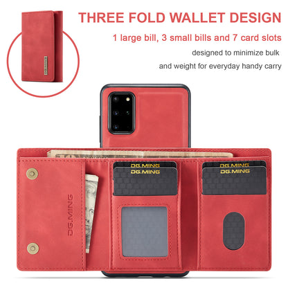 Retro Detachable Fold Wallet Galaxy S20+ Case Magnetic Clip