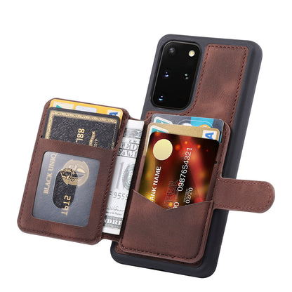 Fantasy Card Slots Buckle Galaxy S20+ Case Leather Anti-theft