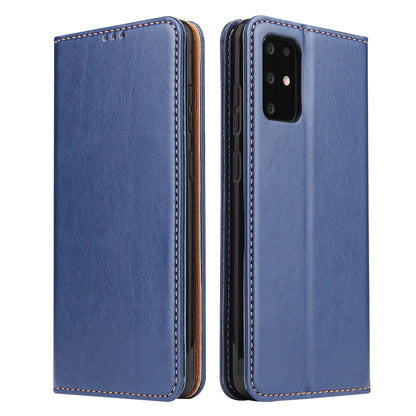 PU Leather Galaxy S20+ Case Wallet Stand Texture Deluxe