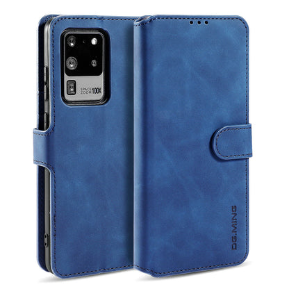 Retro Leather Edge Galaxy S20 Ultra Case with Hand Strap