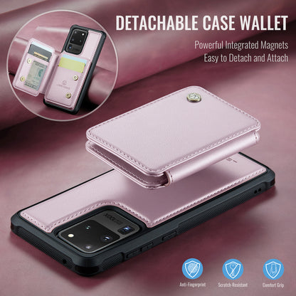 Magnetic Card Holder Galaxy S20 Ultra Case Detachable RFID Blocking