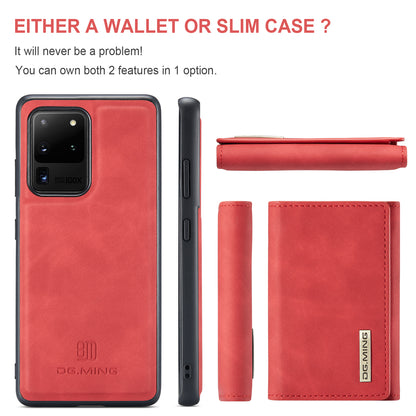 Retro Detachable Fold Wallet Galaxy S20 Ultra Case Magnetic Clip