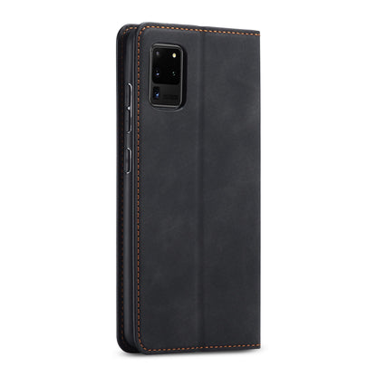 Illusion Slim Retro Leather Galaxy S20 Ultra Case Magnetic