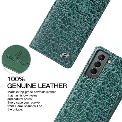 Deluxe Real Crocodile leather Galaxy S21 Case Wallet