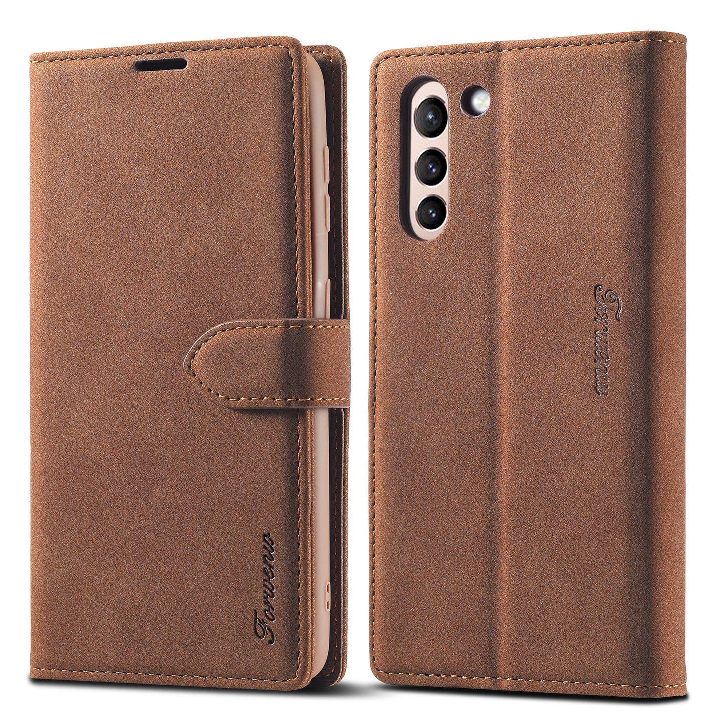 Gentry Slim Wallet Stand Galaxy S21+ Case Buckle