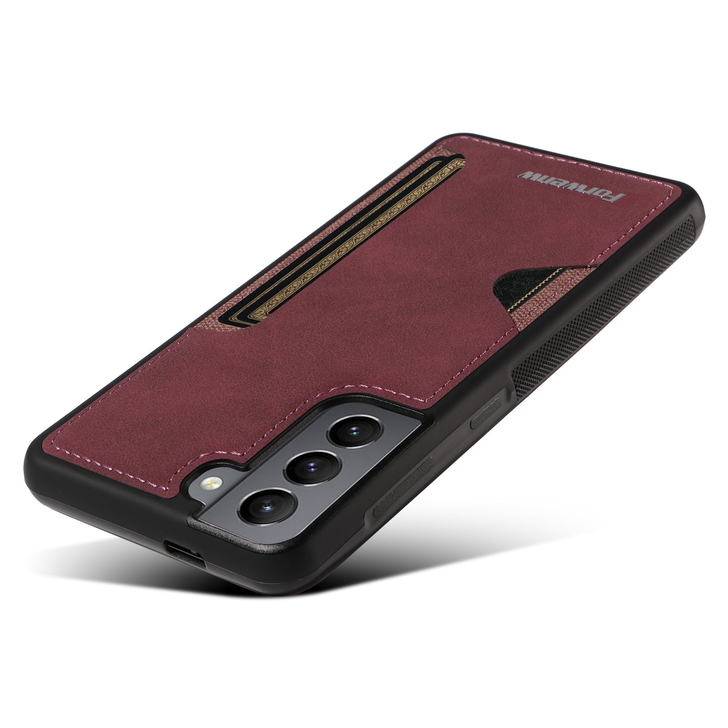 Insert Card Slot Leather Skin Galaxy S20 FE Case Back