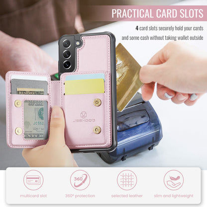 Magnetic Card Holder Galaxy S21 FE Case Detachable RFID Blocking