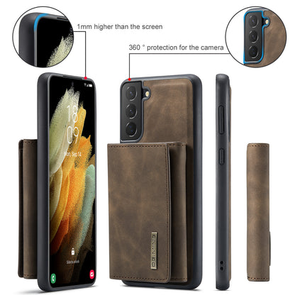 Retro Detachable Fold Wallet Galaxy S21 FE Case Magnetic Clip