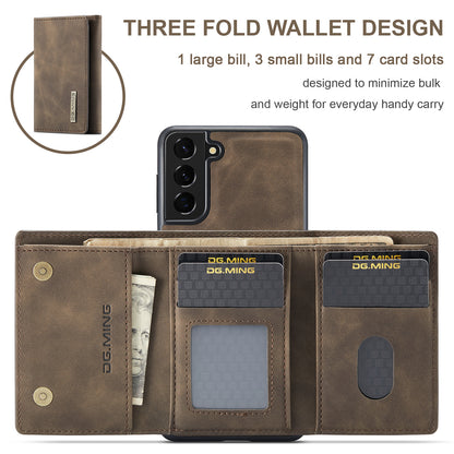 Retro Detachable Fold Wallet Galaxy S21 FE Case Magnetic Clip