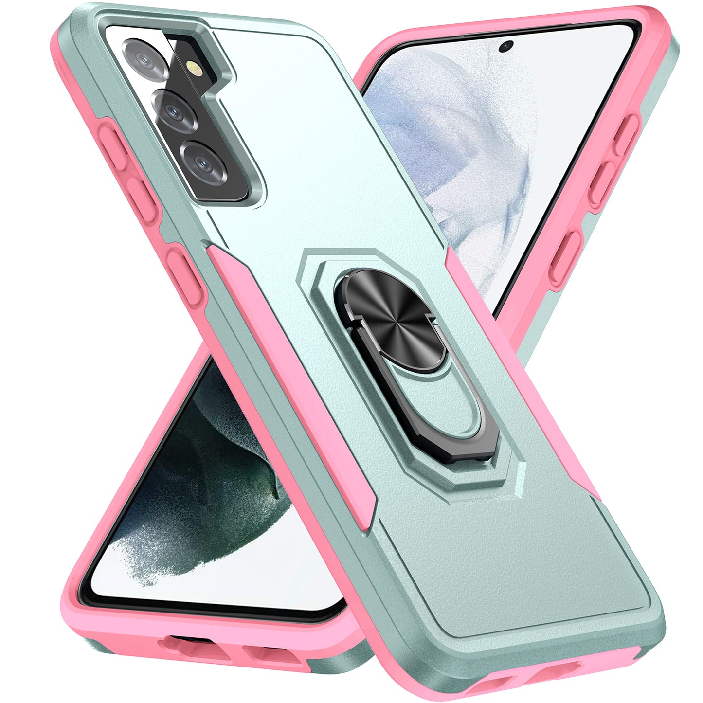 Pioneer Galaxy S21 Case Rotating Ring Stand